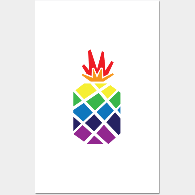 Pride Pineapple Wall Art by tvd